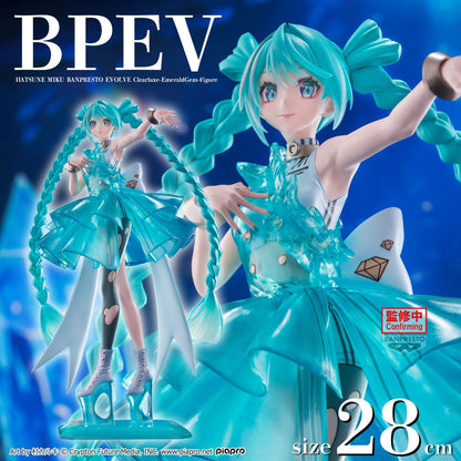 Hatsune Miku Emerald Gem Ver. Clearluxe Bapresto - Anime Figuren günstig kaufen