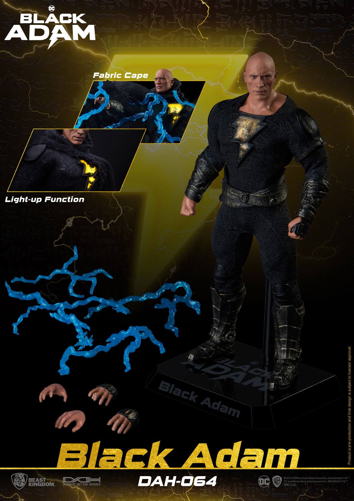 Kopie von Black Adam - Dynamic 8ction Heroes - Beast Kingdoms