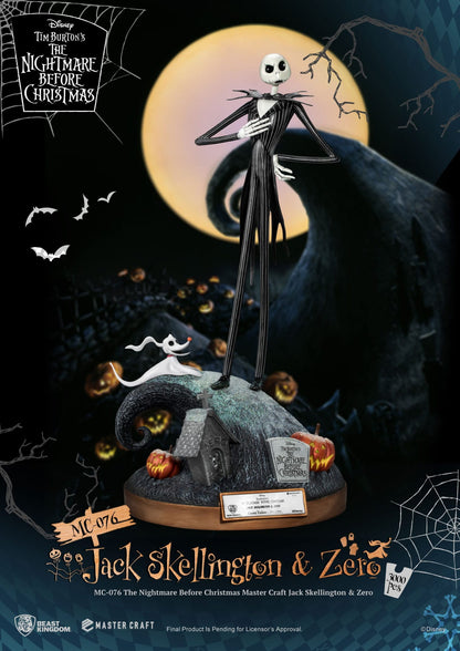Jack Skellington & Zero - Master Craft - Beast Kingdom