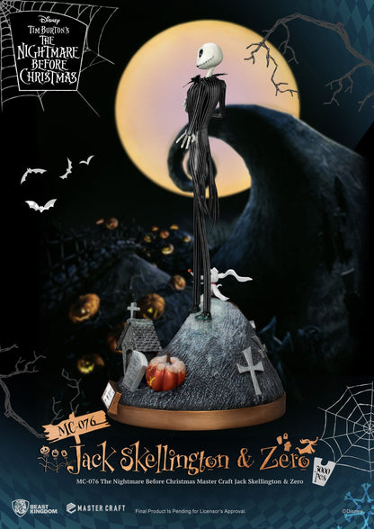 Jack Skellington & Zero - Master Craft - Beast Kingdom