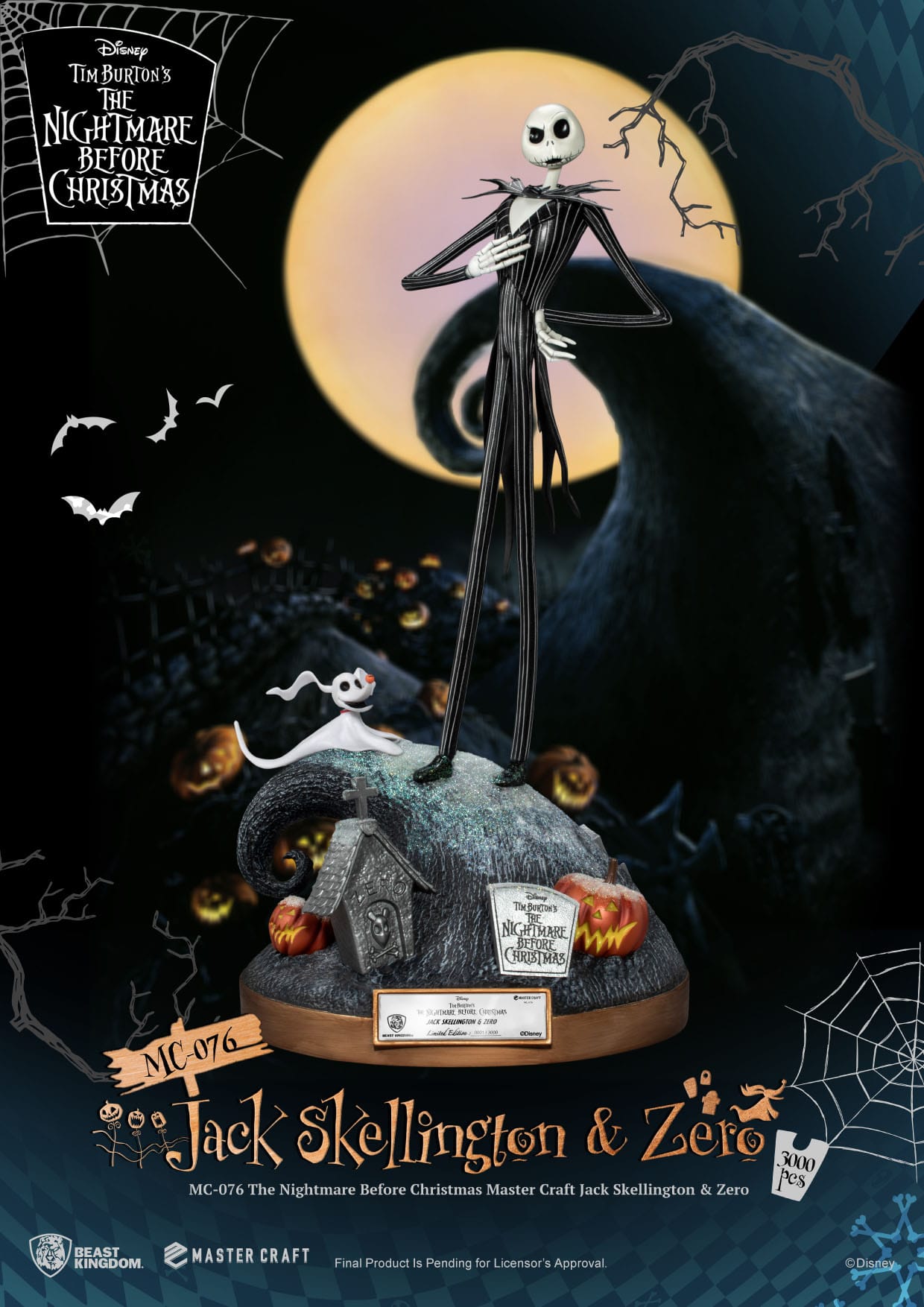 Jack Skellington & Zero - Master Craft - Beast Kingdom