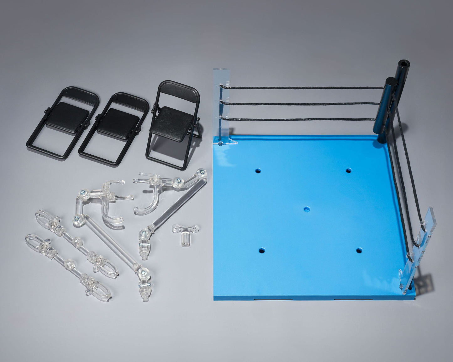 Act Ring Corner & Folding Chair Set Neutral Ver. Bandai Tamashii Nations