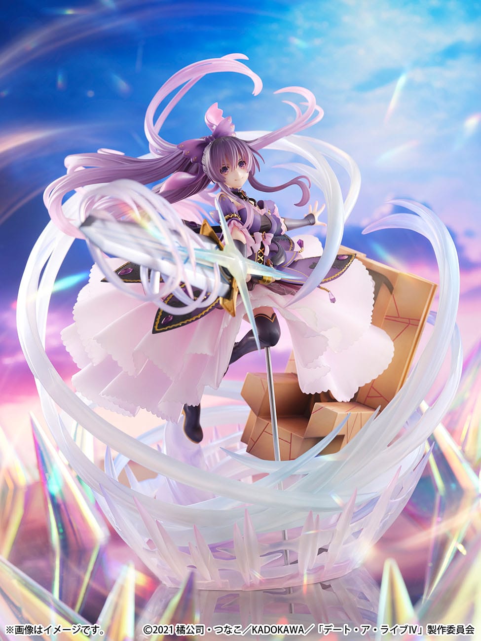 Tohka Yatogami Princess Amethyst Dress Ver. SHIBUYA SCRAMBLE FIGURE eStream