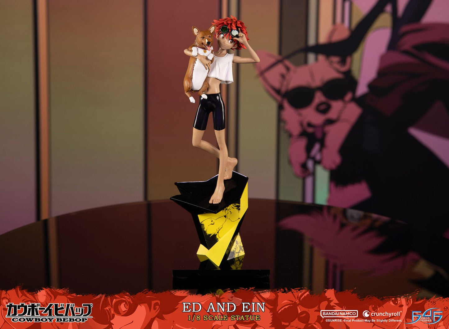Ed &amp; Ein - Cowboy Bebop - First 4 Figures
