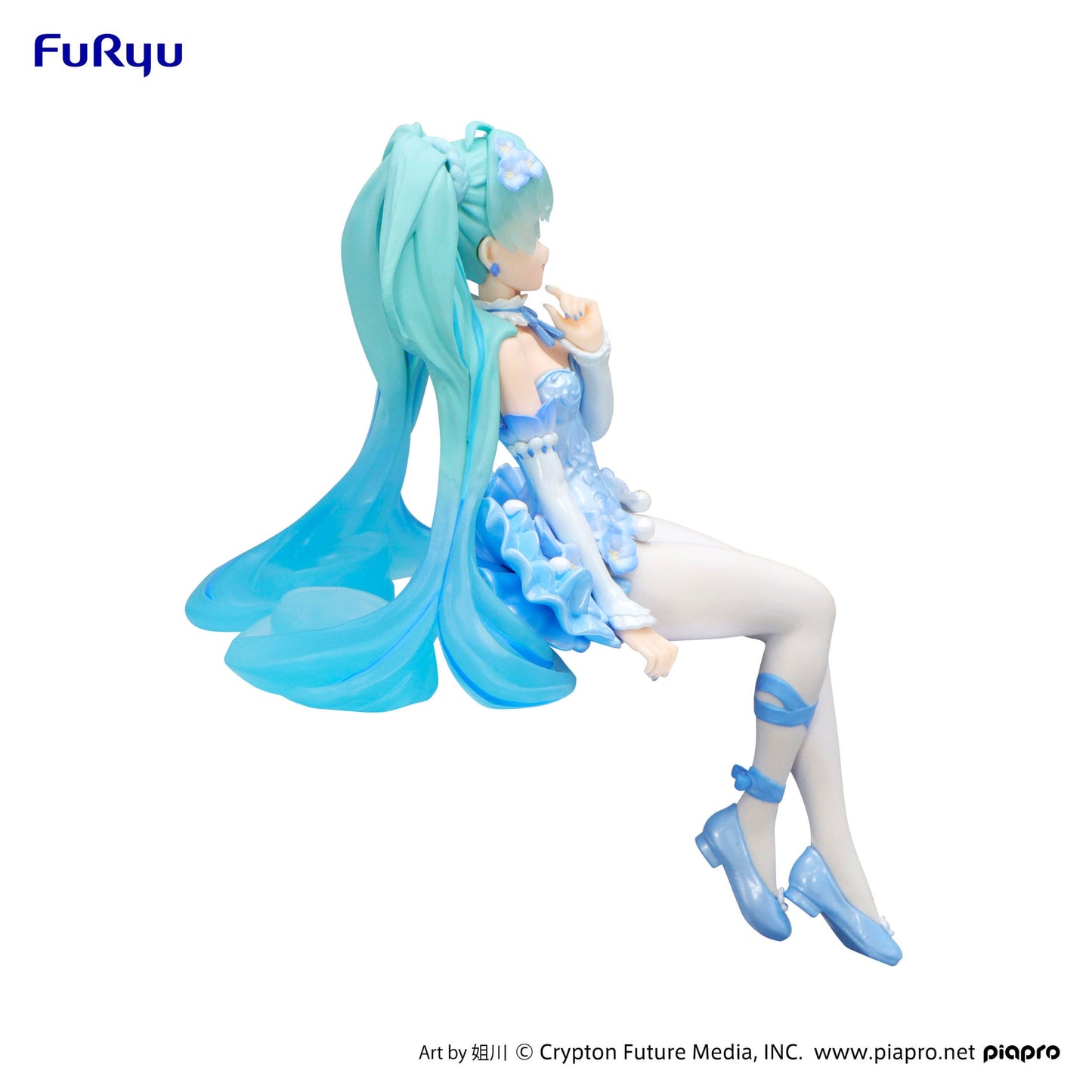 Hatsune Miku  Flower Fairy Nemophila Pail Blue Color Ver. Noodle Stopper Furyu