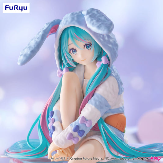 Hatsune Miku Rabbit Ear Hood Pajama Blue Color Ver. Furyu - Anime Figuren günstig kaufen
