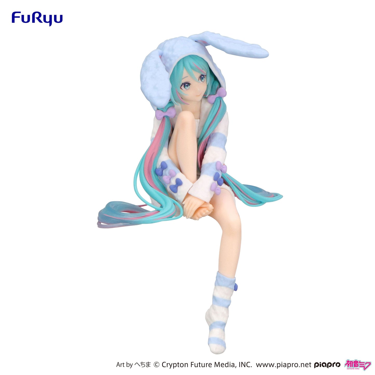 Hatsune Miku Rabbit Ear Hood Pajama Blue Color Ver. Furyu