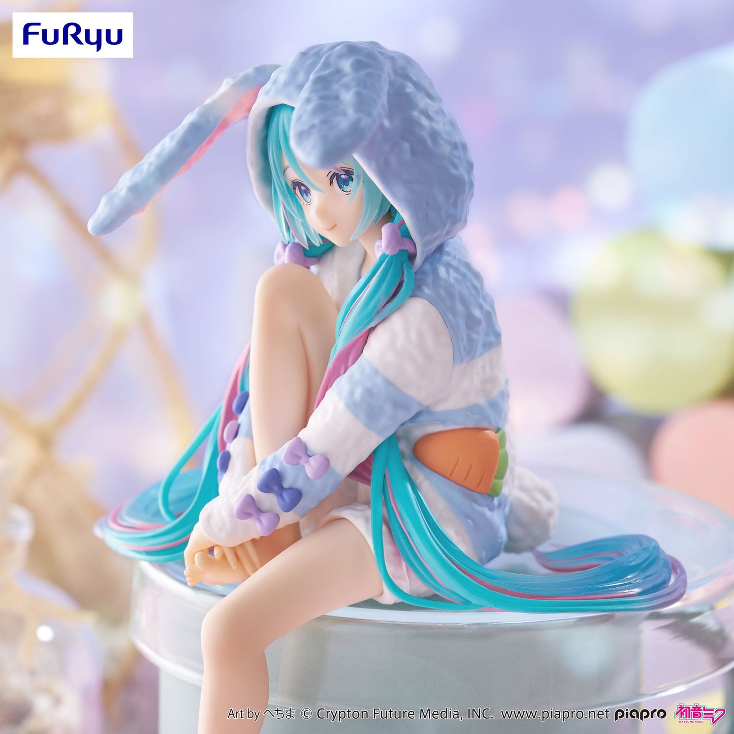 Hatsune Miku Rabbit Ear Hood Pajama Blue Color Ver. Furyu