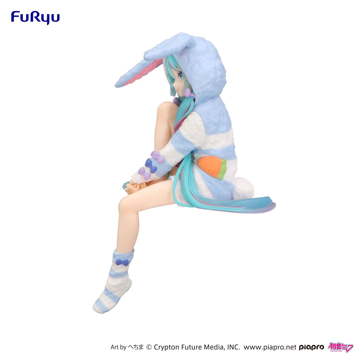 Hatsune Miku Rabbit Ear Hood Pajama Blue Color Ver. Furyu