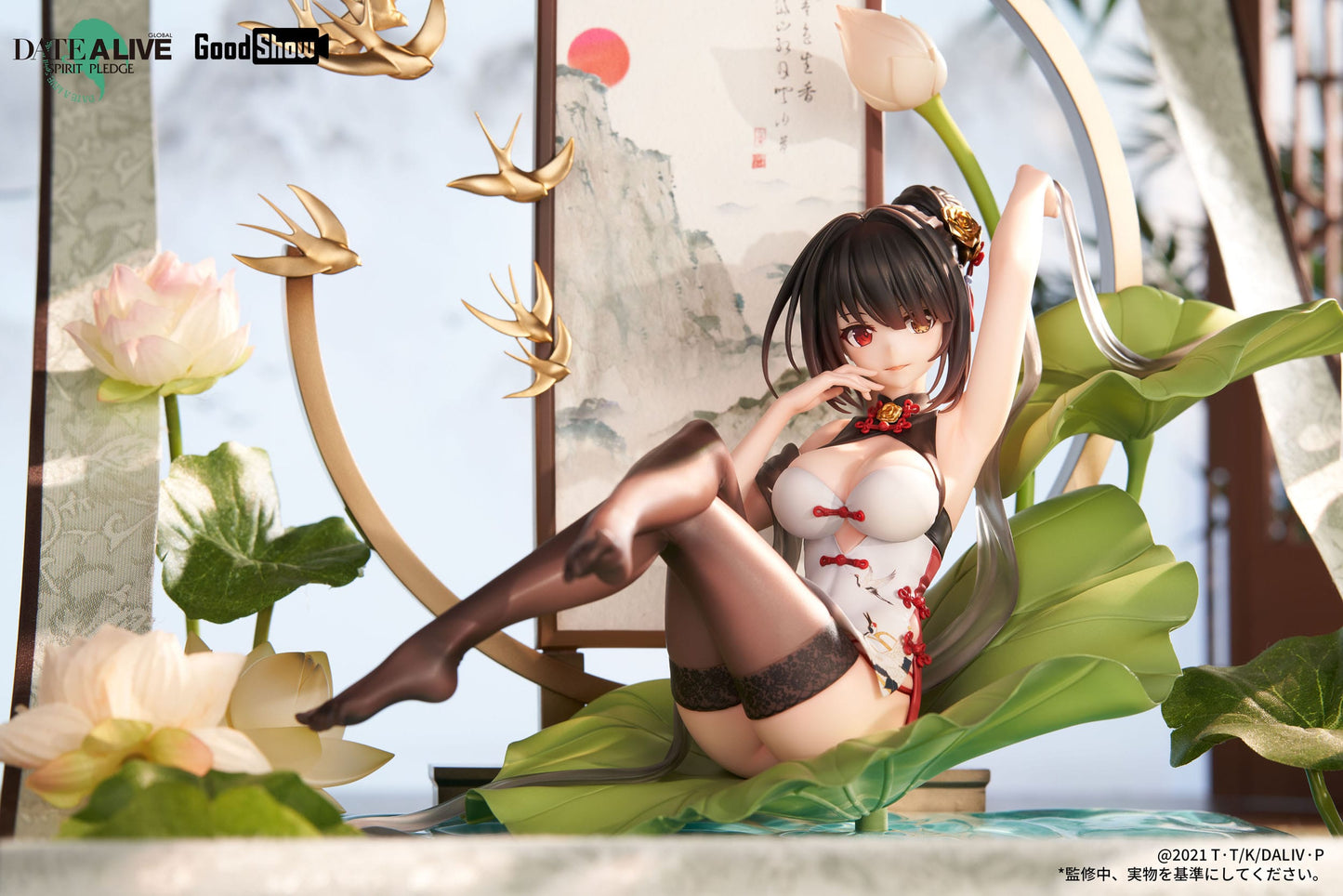 Kurumi Tokisaki Ink Black China Dress Ver. GoodShow - Anime Figuren günstig kaufen
