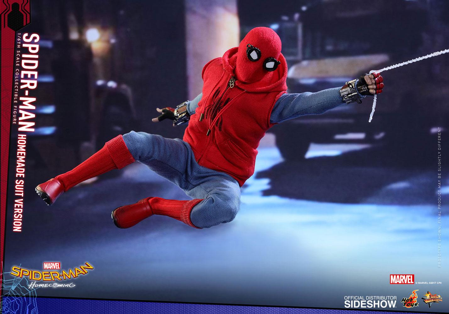 Spider-Man Homemade Suit Ver. Spider-Man Homecoming Movie Masterpiece Hot Toys - Anime Figuren günstig kaufen