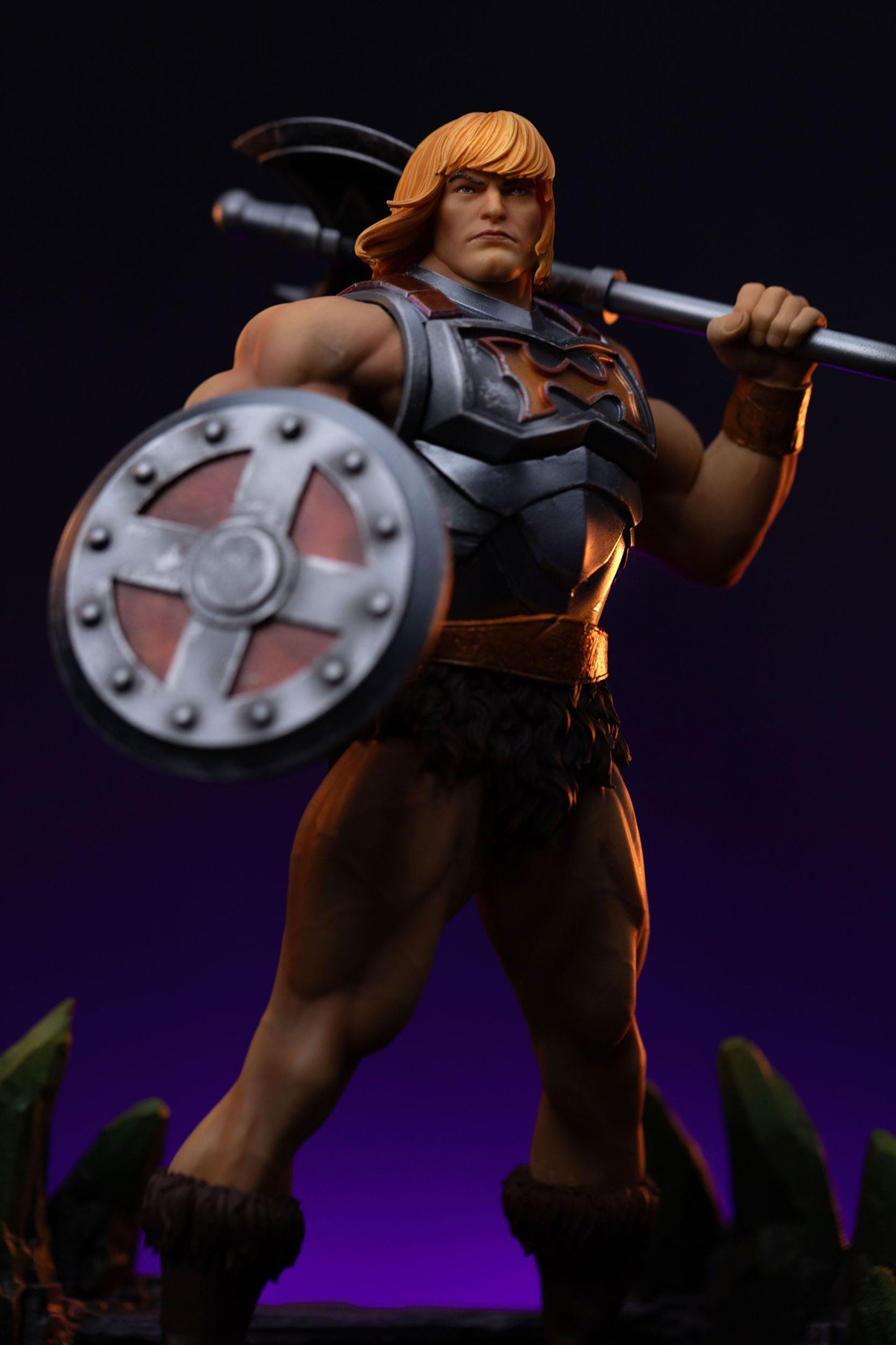 He-Man Battle Armor Version heo Exclusice Art Scale Iron Studios - Anime Figuren günstig kaufen
