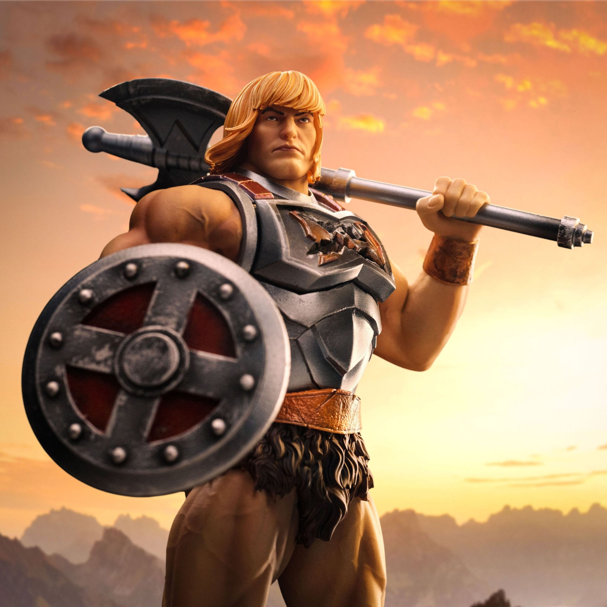 He-Man Battle Armor Version heo Exclusice Art Scale Iron Studios - Anime Figuren günstig kaufen