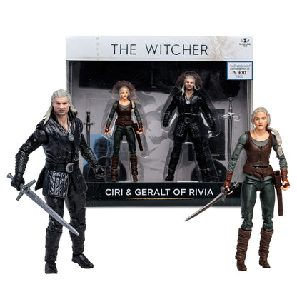 The Witcher Actionfigur Geralt und Ciri (Netflix Season 3) - Anime Figuren günstig kaufen