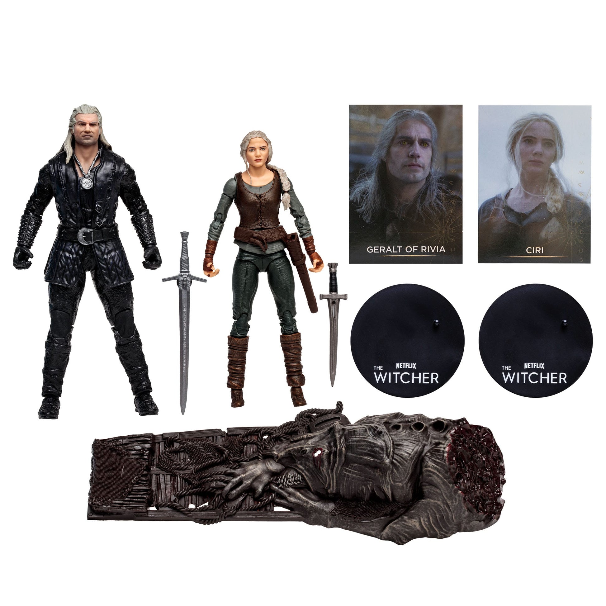 The Witcher Actionfigur Geralt und Ciri (Netflix Season 3) - Anime Figuren günstig kaufen