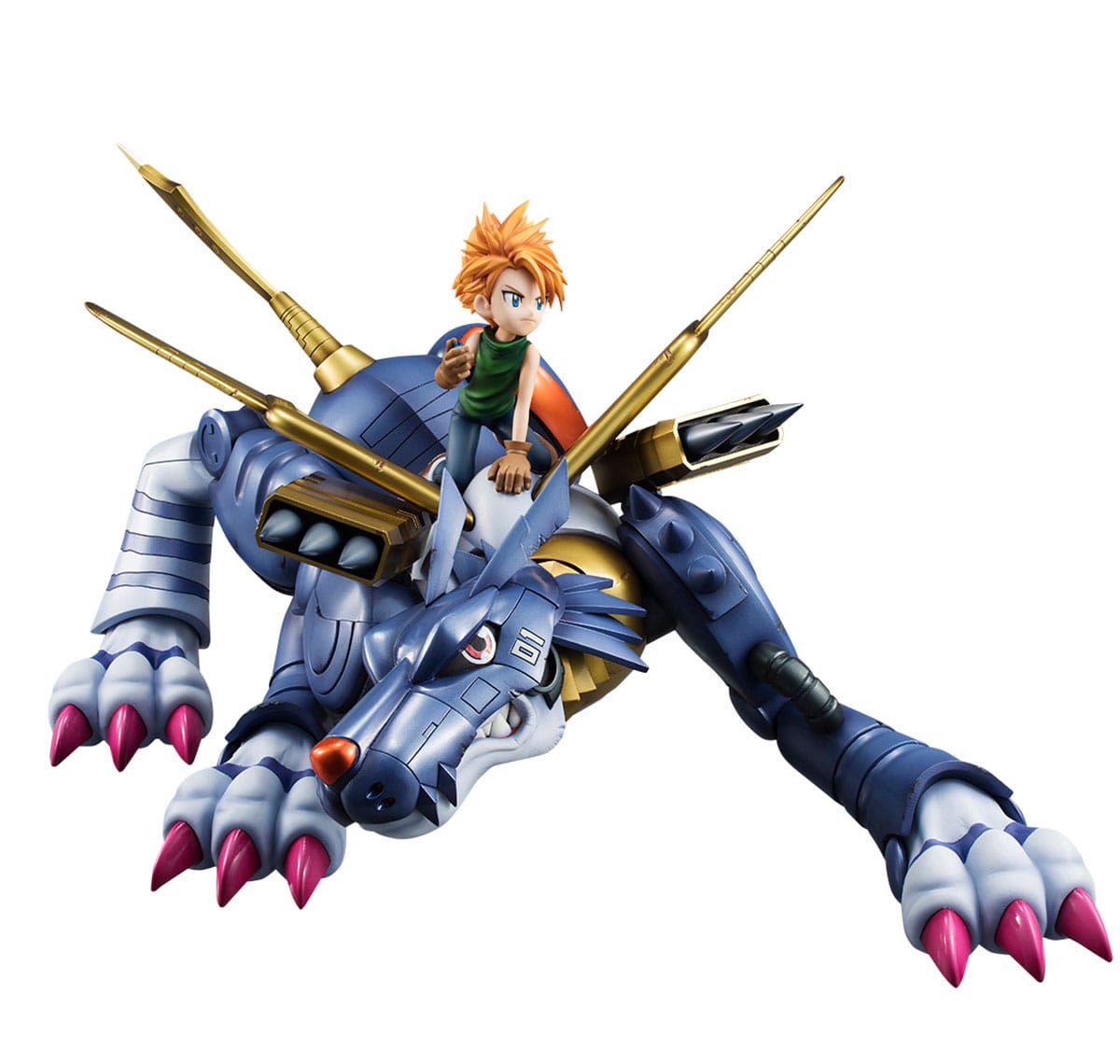 Metal Garurumon & Ishida Yamato G.E.M. Serie MegaHouse