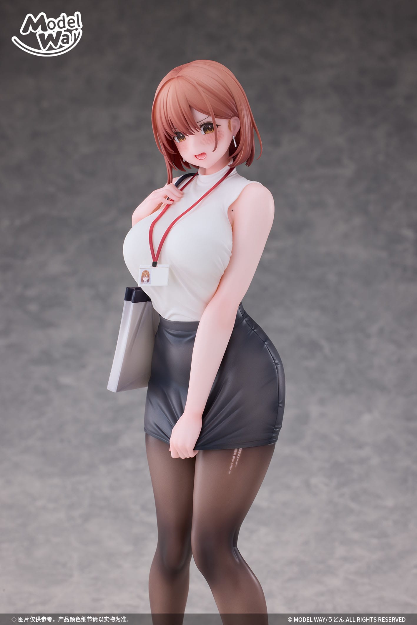 OL-chan Illustration by Udon. Model way