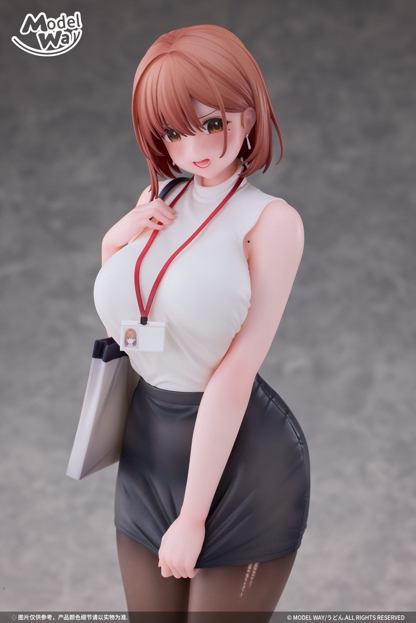 OL-chan Illustration by Udon. Model way