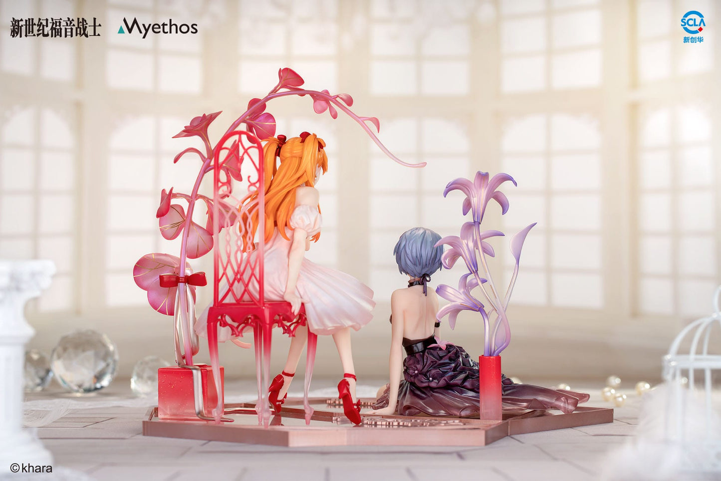 Rei Ayanami & Asuka Shikinami Langley: Whisper of Flower Ver. Set Myethos - Anime Figuren günstig kaufen
