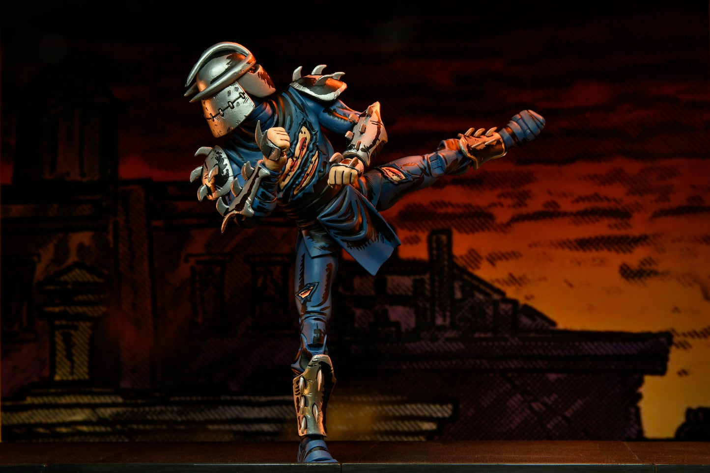 Shredder - Battle Damaged Ver. - Ationfigur - Neca
