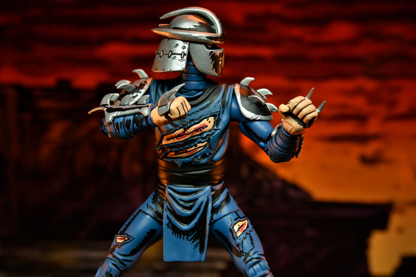 Shredder - Battle Damaged Ver. - Ationfigur - Neca