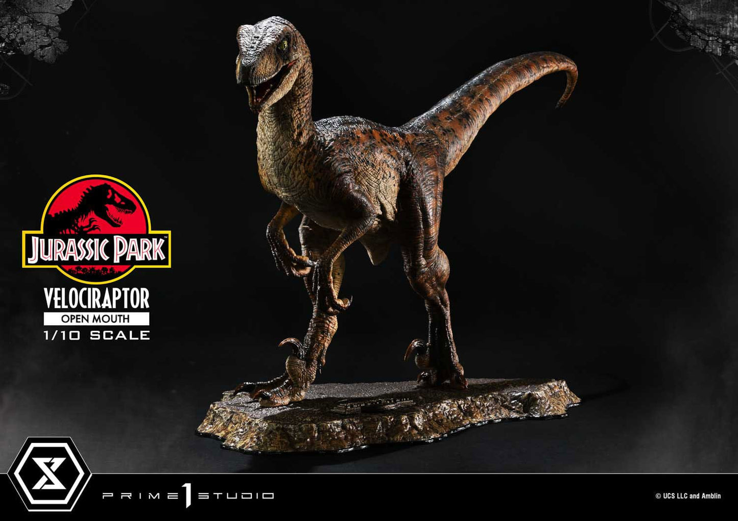 Velociraptor Open Mouth Prime 1 Studios
