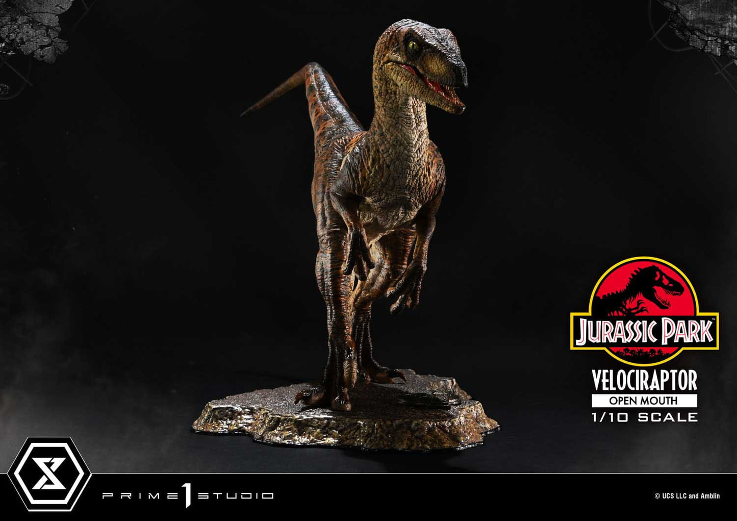 Velociraptor Open Mouth Prime 1 Studios