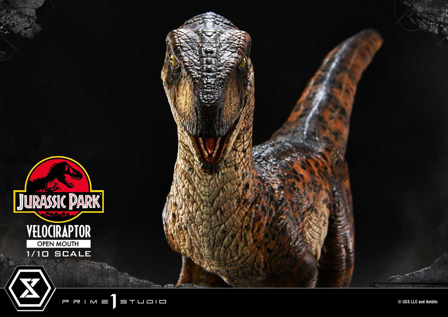 Velociraptor Open Mouth Prime 1 Studios