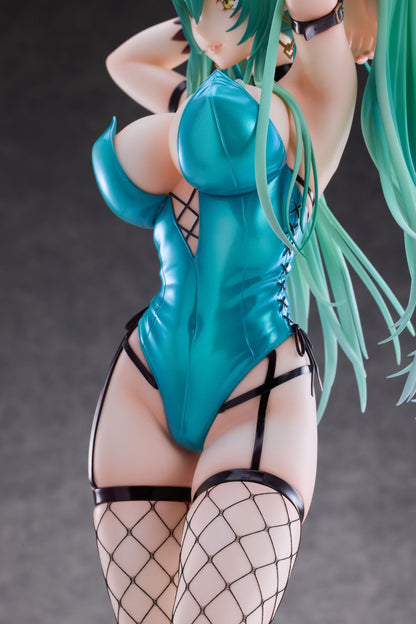 Green Twin Tail Bunny-chan Fishnet Tights Ver. Personagem Original PartyLook