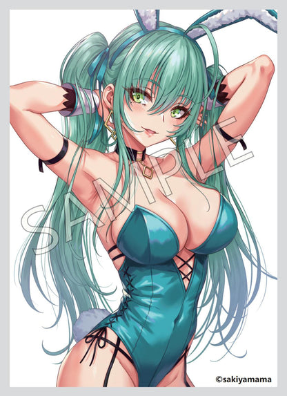 Green Twin Tail Bunny-chan Fishnet Tights Ver. Personagem Original PartyLook