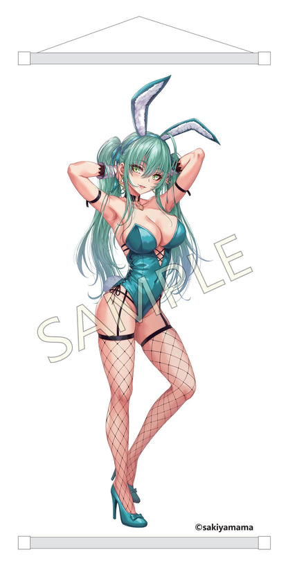 Green Twin Tail Bunny-chan Fishnet Tights Ver. Personagem Original PartyLook