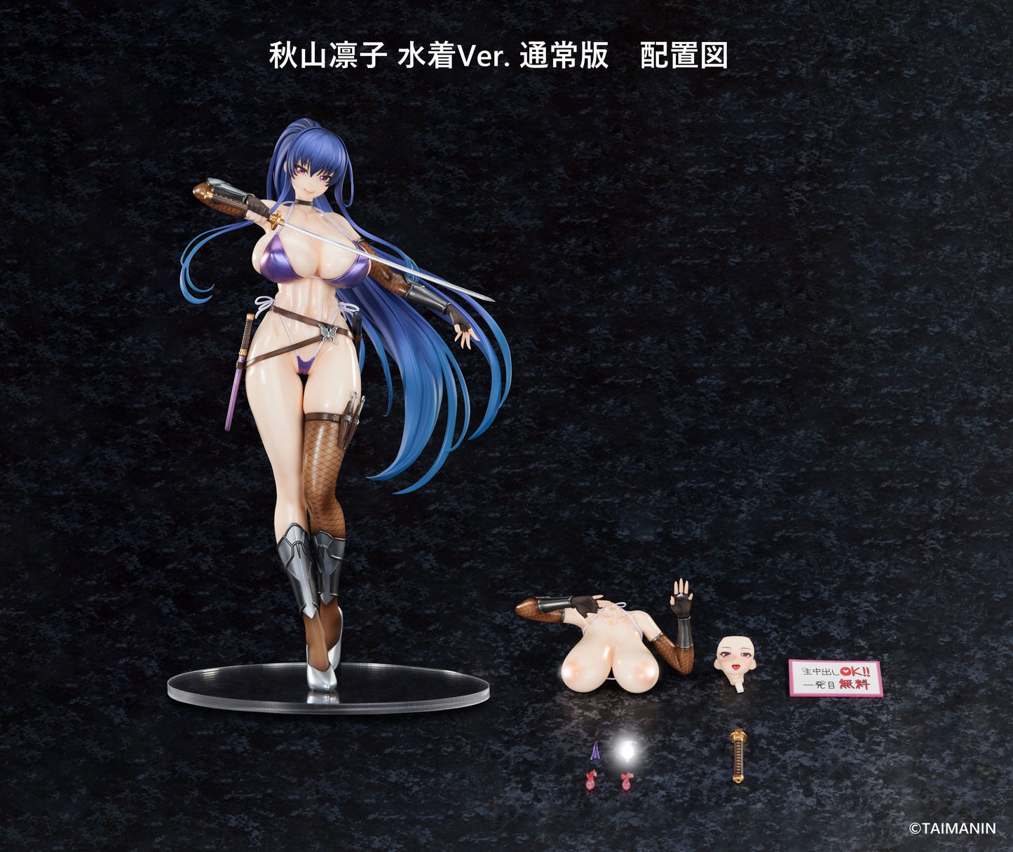 inko Akiyama Swimsuit Ver. STD Edition Taimanin RPGX Pure