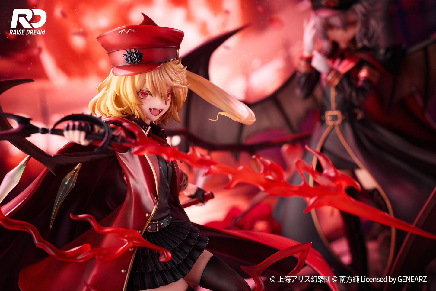 Touhou Project PVC Statue Flandre Scarlet Military Uniform Ver. - Beschädigte Verpackung - Anime Figuren günstig kaufen
