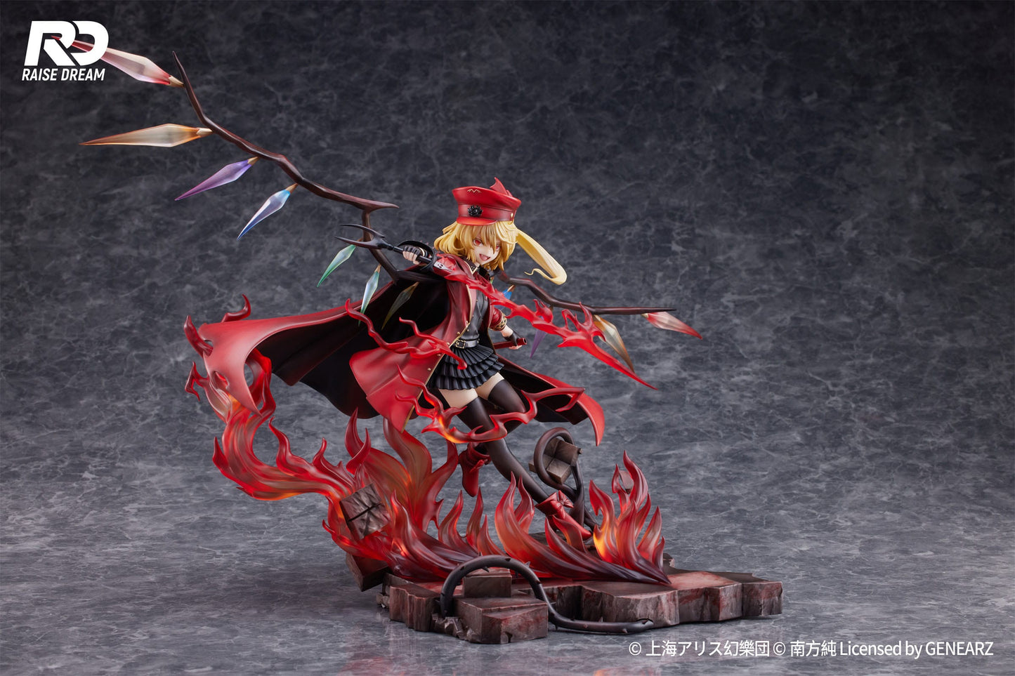 Touhou Project PVC Statue Flandre Scarlet Military Uniform Ver. - Beschädigte Verpackung - Anime Figuren günstig kaufen