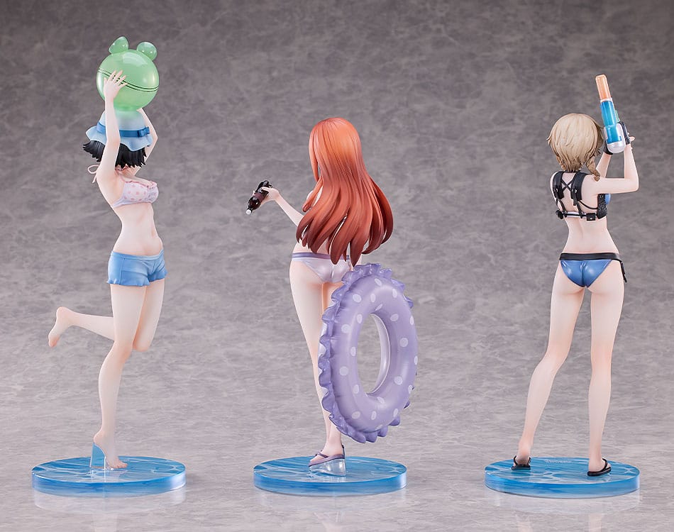 Suzuha Amane, Kurisu Makise, Mayuri Shiina Swimsuit Ver. Solarain