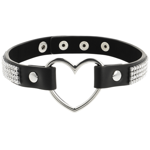 Coquette Chic Halsband Herz Cosplay