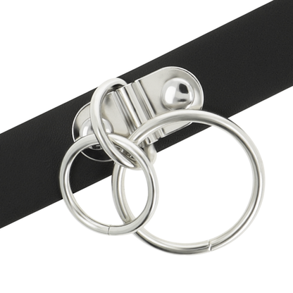Coquette Chic Halsband Doppelring Cosplay
