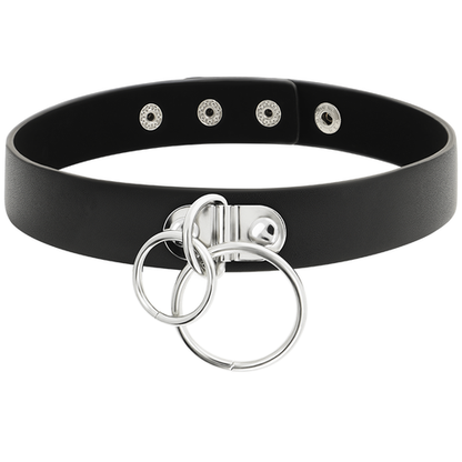 Coquette Chic Halsband Doppelring Cosplay
