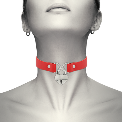 Coquette Chic Halsband Herz Cosplay