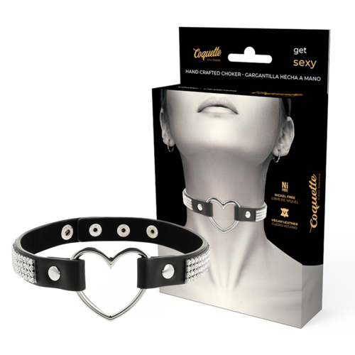 Coquette Chic Halsband Herz Cosplay