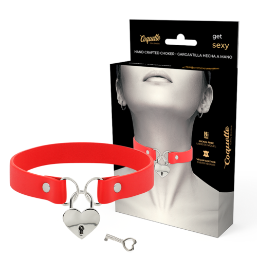 Coquette Chic Halsband Herz Cosplay