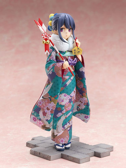 Laid-Back Camp PVC Statue Rin Shima Furisode Ver. - Anime Figuren günstig kaufen