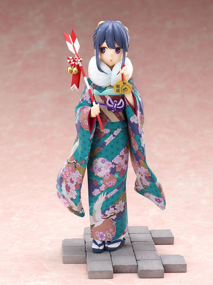 Laid-Back Camp PVC Statue Rin Shima Furisode Ver. - Anime Figuren günstig kaufen