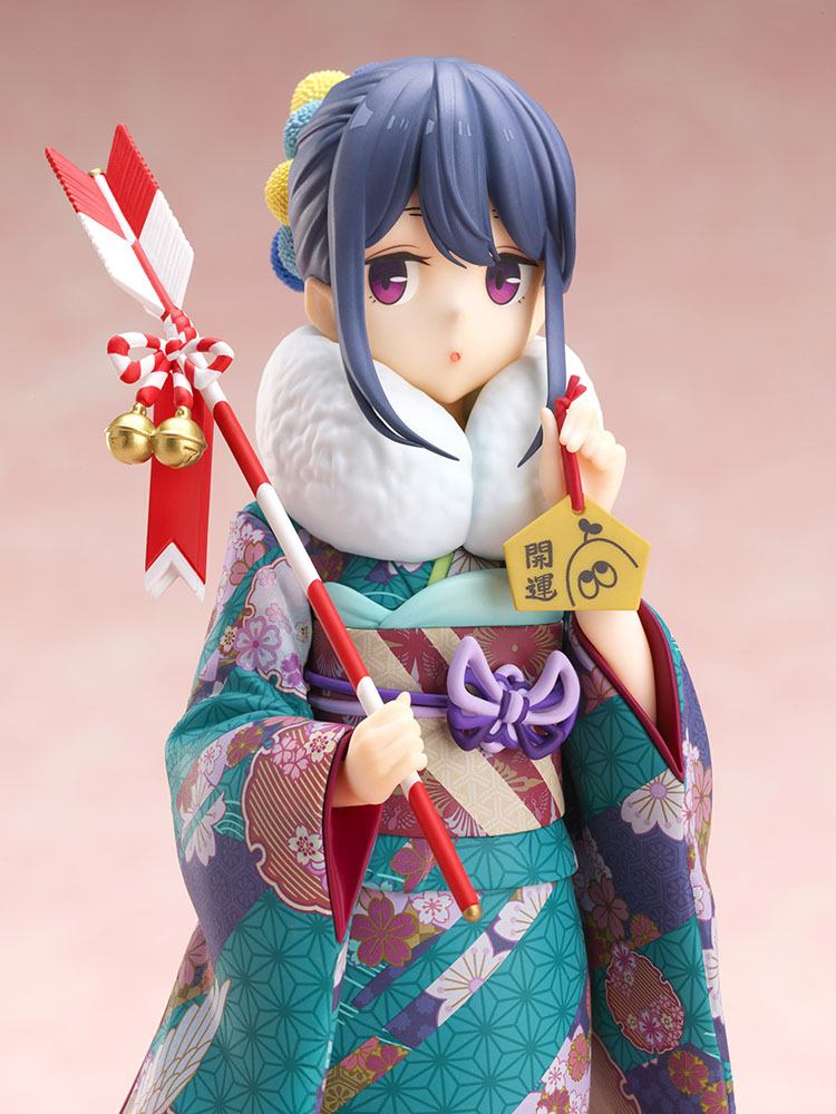 Laid-Back Camp PVC Statue Rin Shima Furisode Ver. - Anime Figuren günstig kaufen