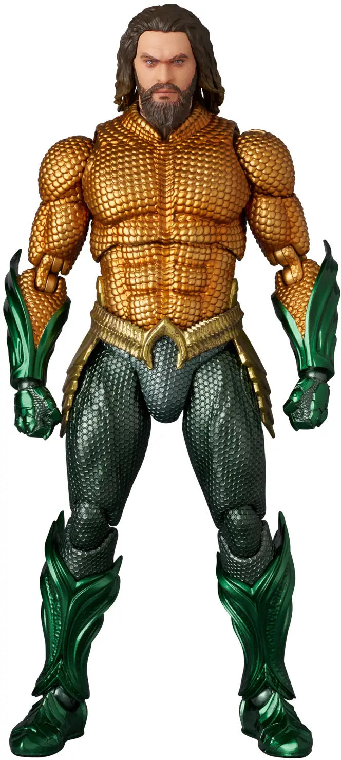 Aquaman and the Lost Kingdom - Aquaman (Gold ＆ Green Suit Ver.) MAFEX Medicom