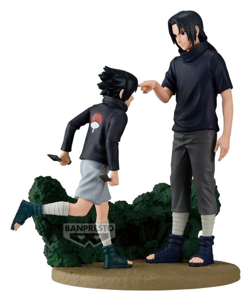 Naruto Shippuden Memorable Saga PVC-Figur Sasuke Uchiha & Itachi Uchiha - Anime Figuren günstig kaufen