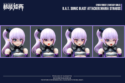 B.A.T. Sonic Blast Attacker:Maria Strauss Plastic Model Kit Nuke Matrix