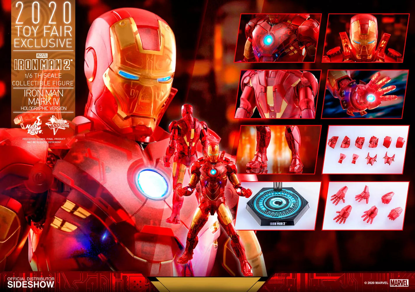 Iron Man Mark IV (Holographic Version) – 1/6 Scale Collectible Figure | Hot Toys - Anime Figuren günstig kaufen