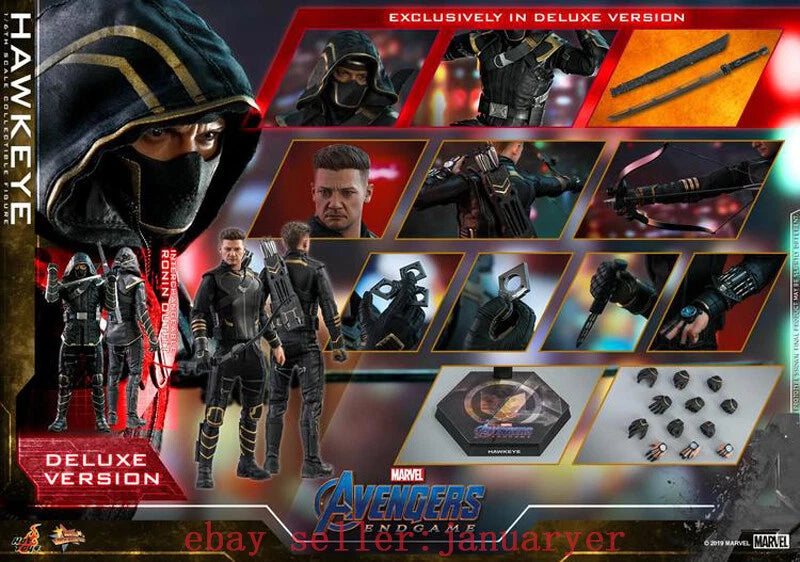 Hawkeye (Avengers: Endgame) 1/6 Scale Collectible Figure – Hot Toys Movie Masterpiece [Toy Sapiens Exclusive]