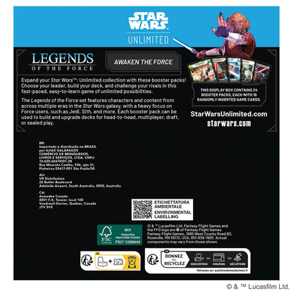 Star Wars: Unlimited – Legenden der Macht (Booster-Display) (EN)